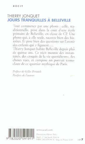 Jours tranquilles à Belleville