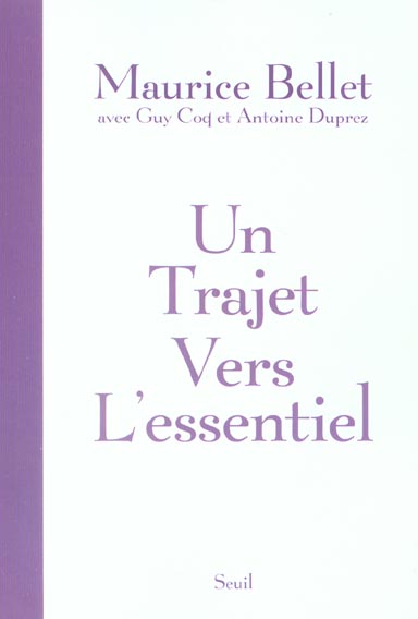 Essais religieux (h.c.) un trajet vers l'essentiel - flash vidéo