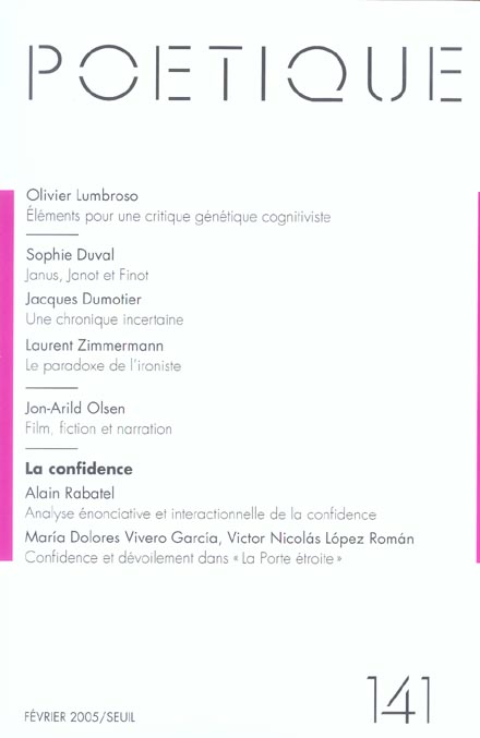 Revue poétique n.141