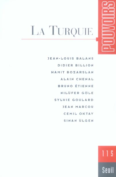 Pouvoirs n.115 : la Turquie