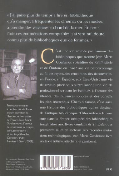L'amour des bibliotheques