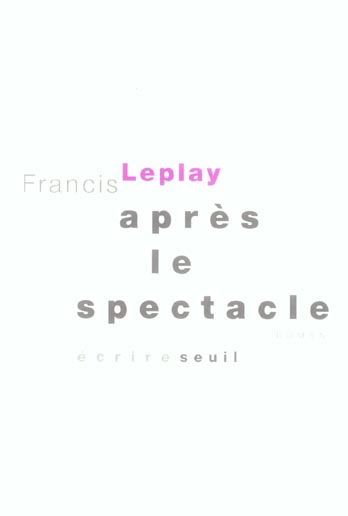 Apres le spectacle - flash vidéo