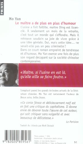 Le maître a de plus en plus d'humour
