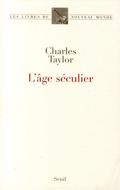 L'âge séculier