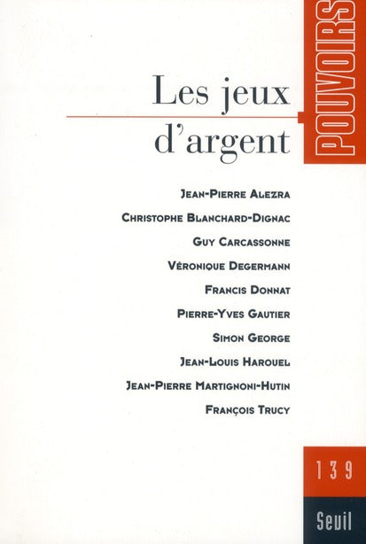 Pouvoirs Tome 139 : les jeux d'argent