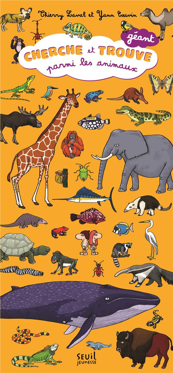 Cherche et trouve géant parmi les animaux