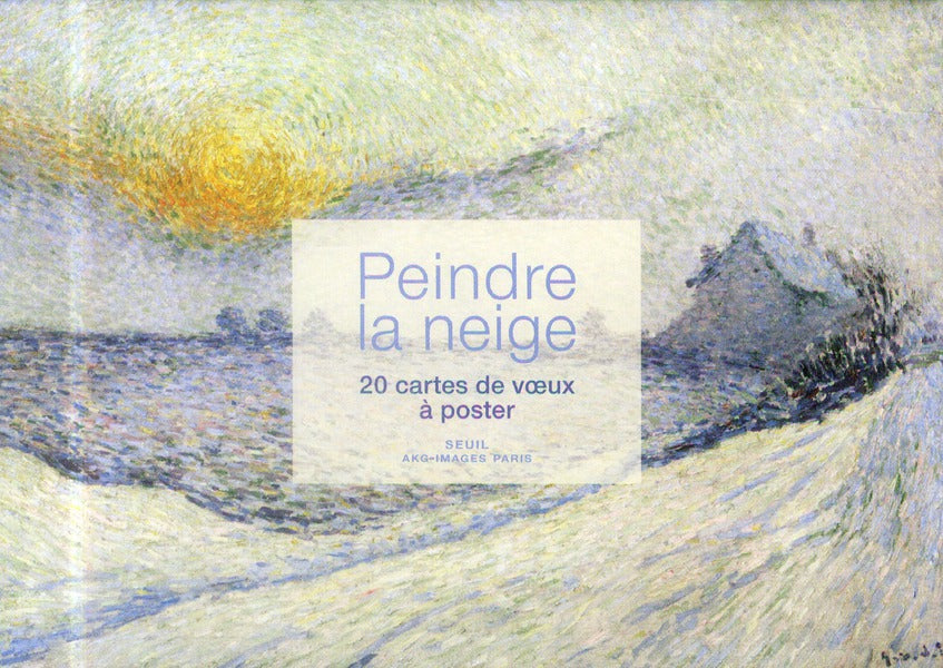 Peindre la neige ; 20 cartes de voeux à poster - flash vidéo