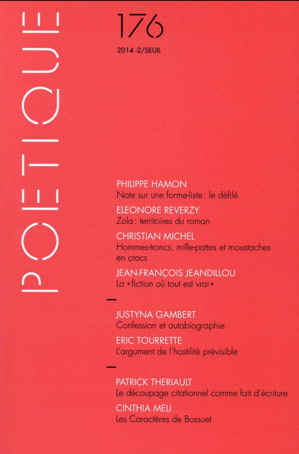 Revue poétique n.176