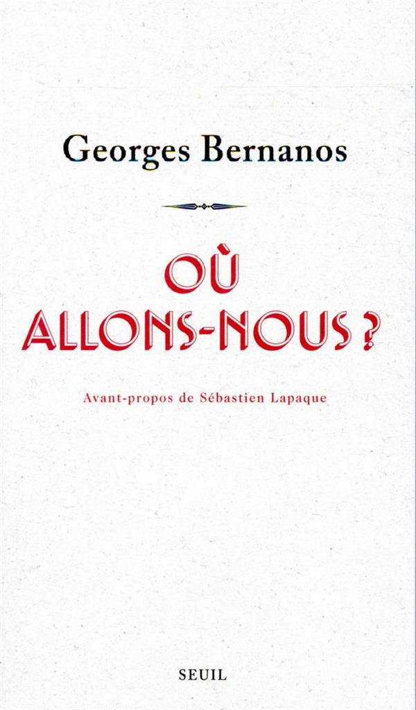 Où allons-nous ?