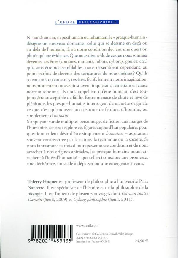 Les presque-humains : mutants, cyborgs, robots, zombies... et nous