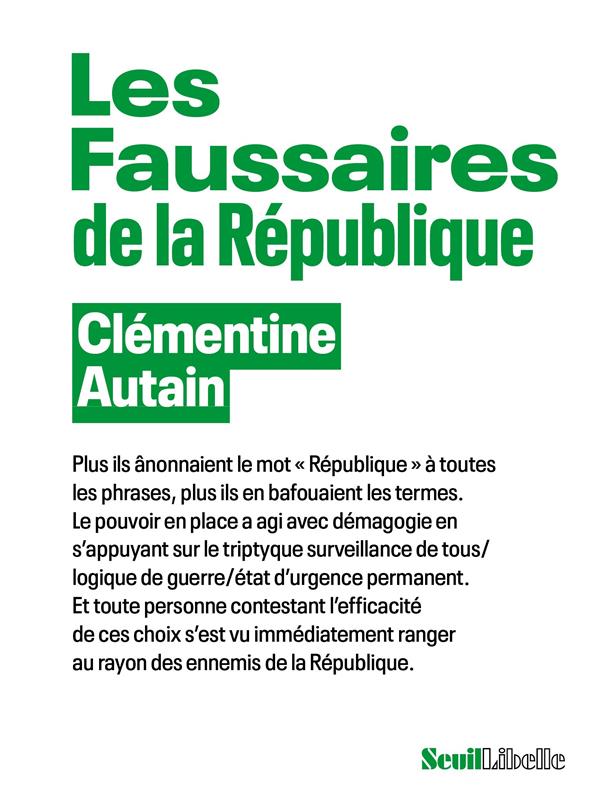 Les faussaires de la République