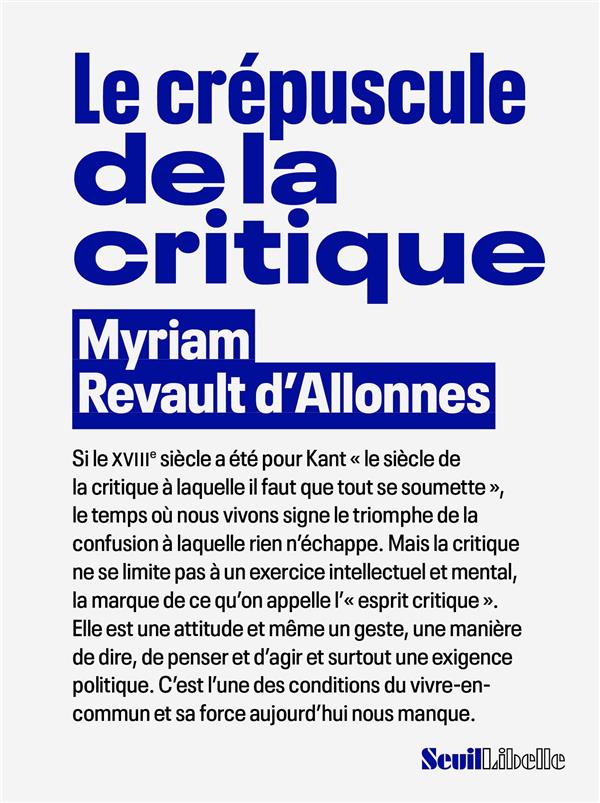 Le crépuscule de la critique - flash vidéo