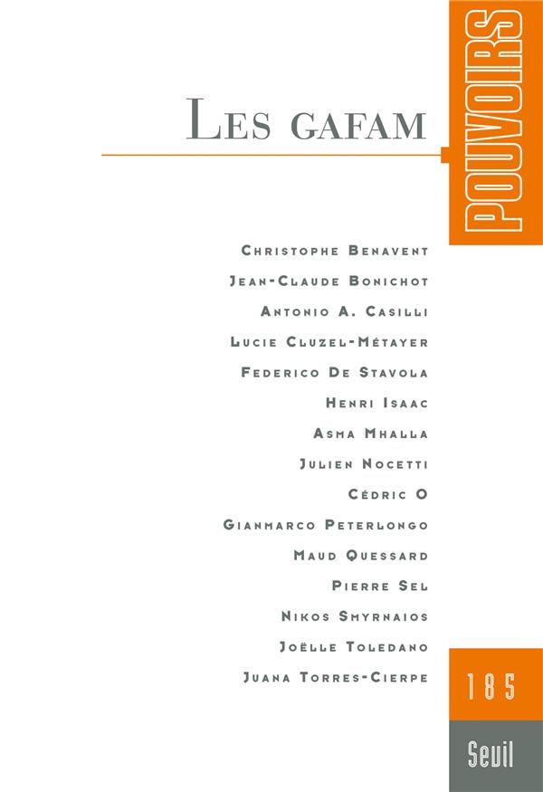 Pouvoirs n.185 : les GAFAM