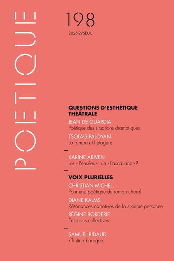 Revue poétique n.198