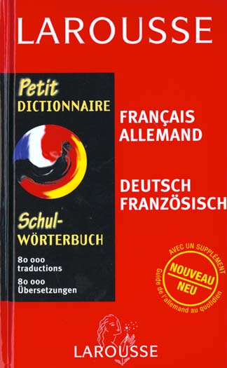 Petit dictionnaire francais-allemand et allemand-franÇais
