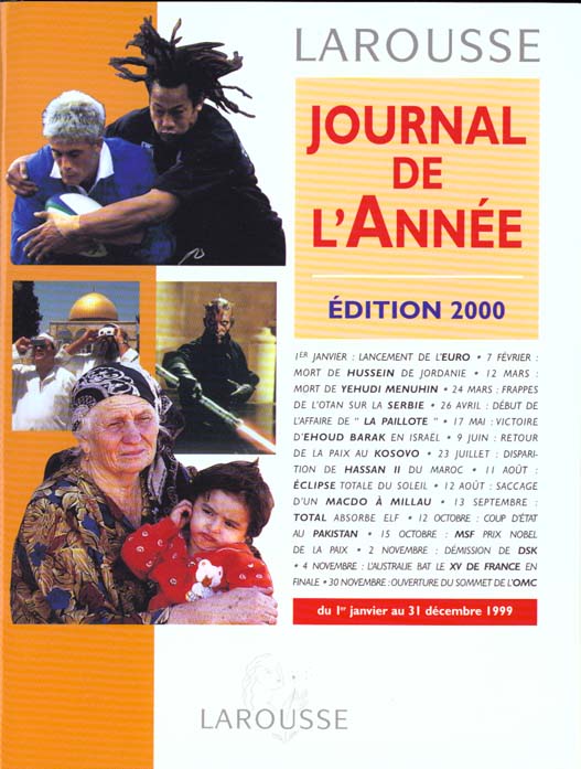 Journal de l'annee 2000 - relie