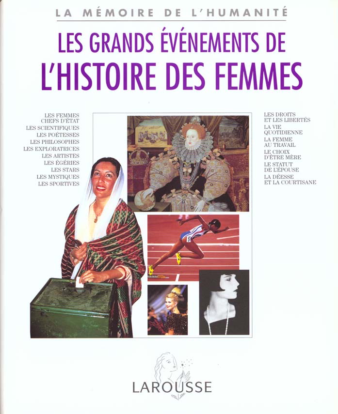 Les grands evenements de l'histoire des femmes