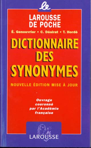 Larousse de poche : dictionnaire des synonymes