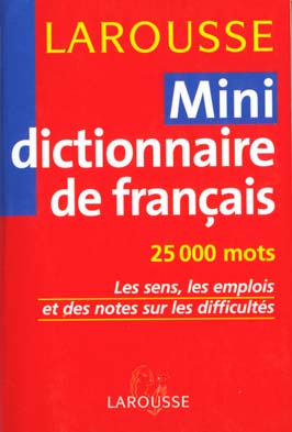 Mini-dictionnaire de francais