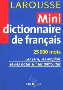 Mini-dictionnaire de francais