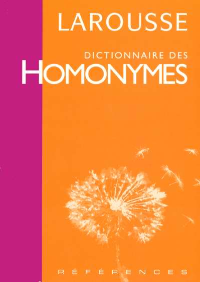 Dictionnaire des homonymes