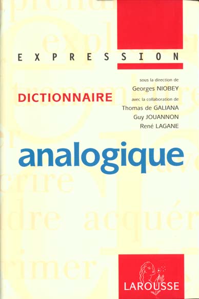 Dictionnaire analogique