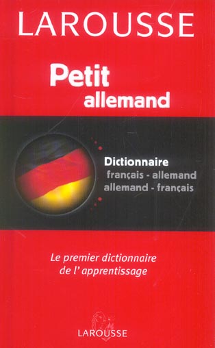 Petit dictionnaire francais-allemand ; allemand-francais