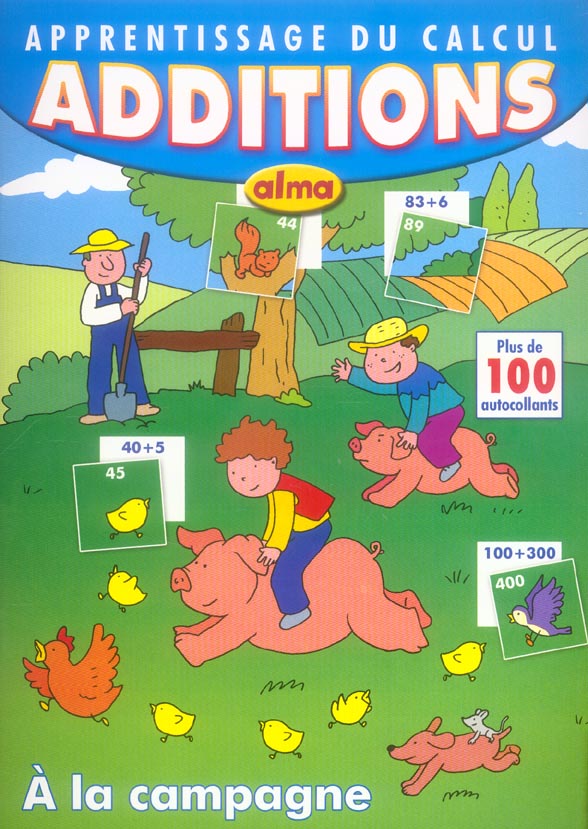 Apprentissage du calcul ; additions ; a la campagne