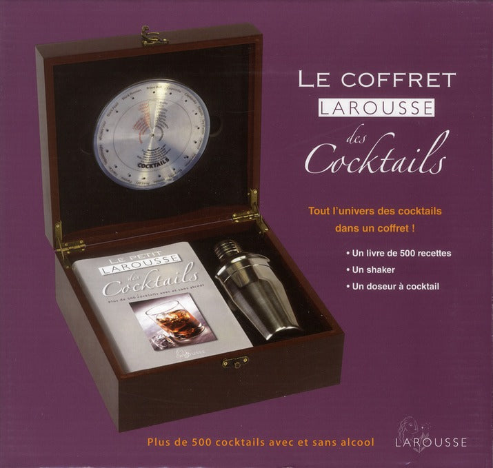 Petit Larousse des cocktails ; coffret