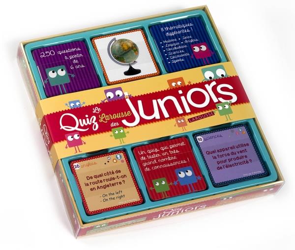 Le quiz Larousse des juniors ; boîte