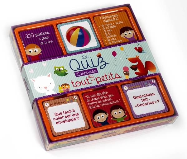 Le quiz Larousse des tout-petits ; boîte