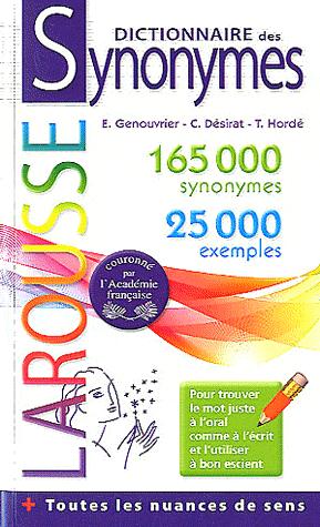 Dictionnaire de poche des synonymes