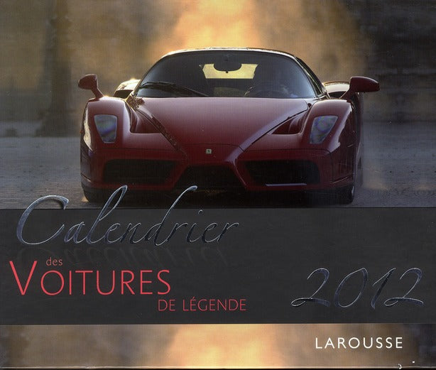Calendrier voitures de légende 2012