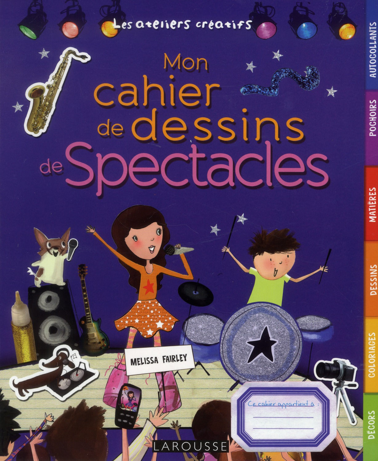 Mon cahier de dessins de spectacles