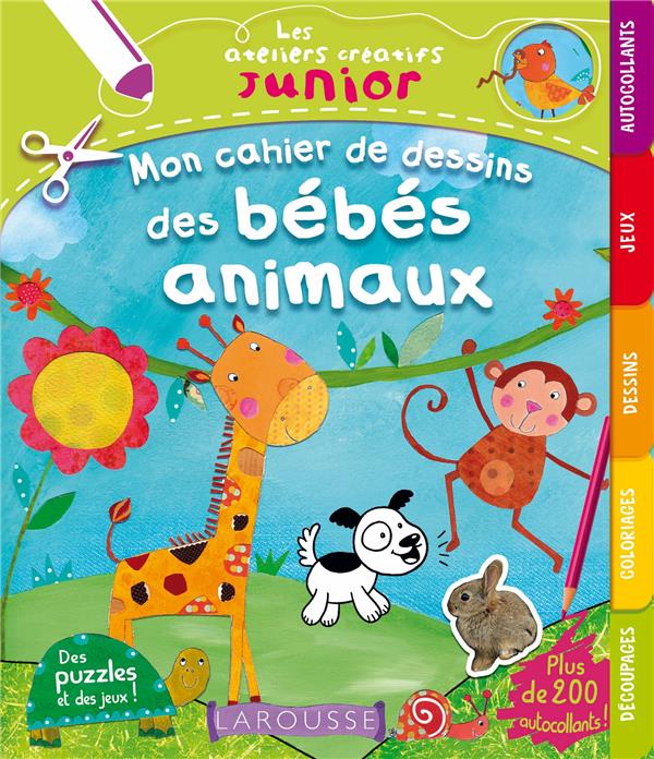 Mon cahier de dessins de bébés animaux