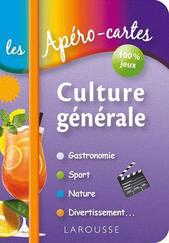 Apéro-cartes ; culture générale