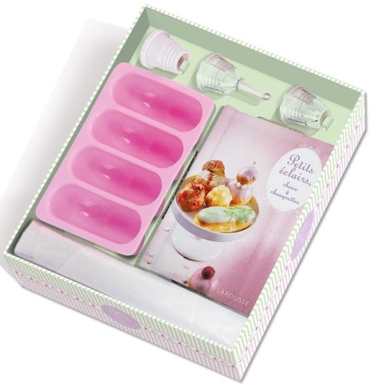 Petits éclairs, choux & chouquettes ; coffret