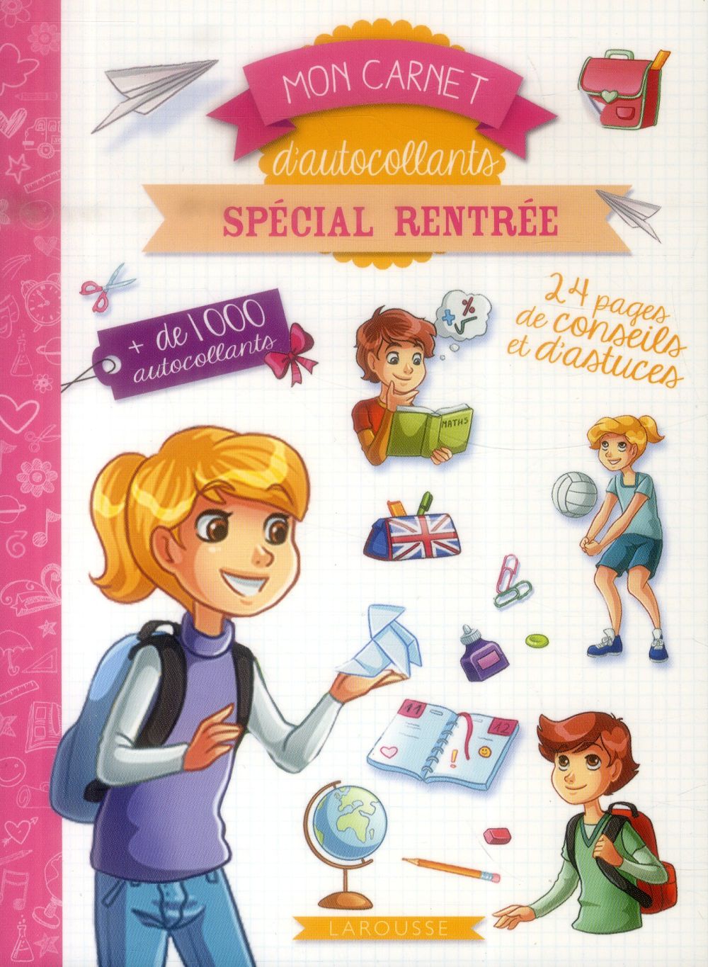 Mon carnet d'autocollants ; spécial rentrée