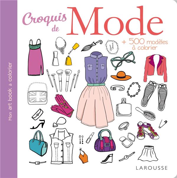 Croquis de mode ; mon art book à colorier