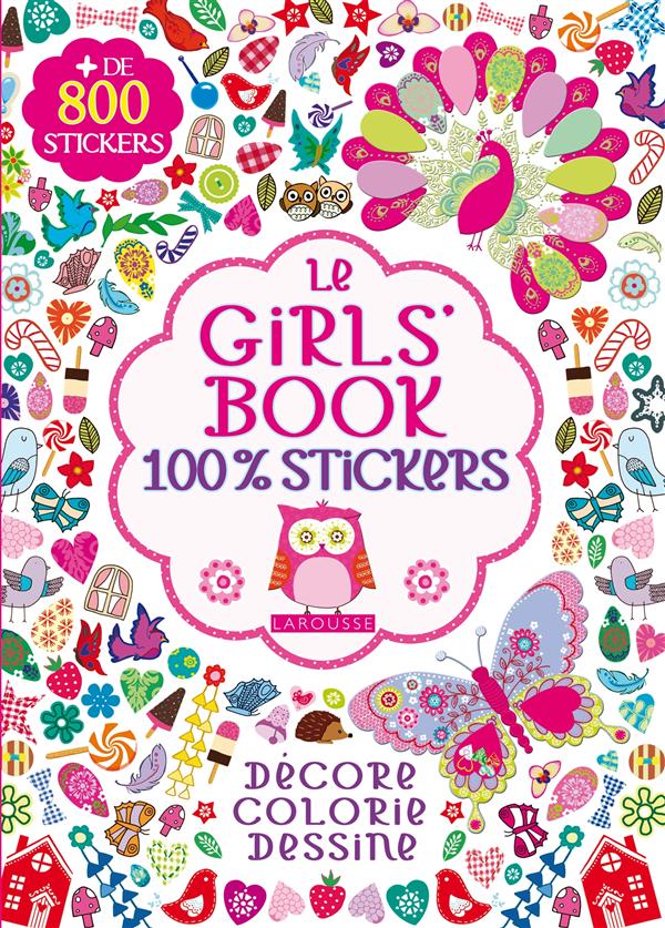 Le girl's book ; 100 % stickers