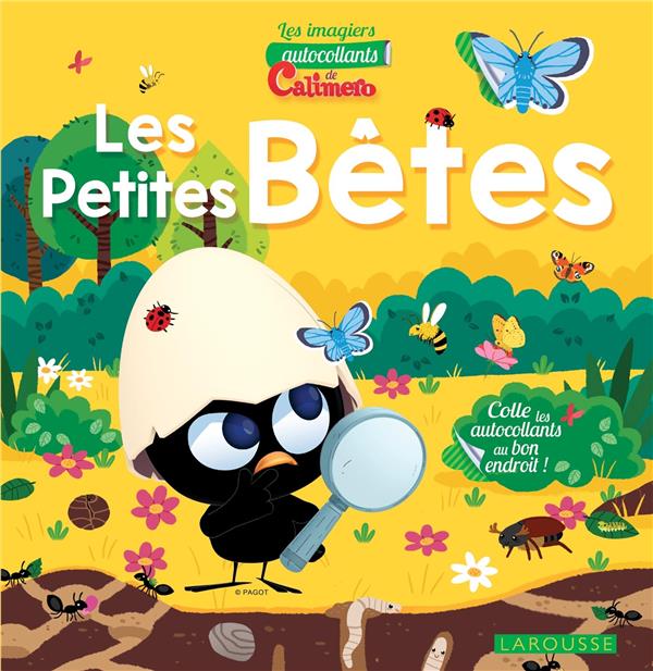 Les imagiers autocollants de Calimero ; les petites bêtes