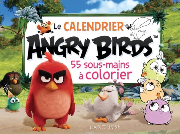 Angry Birds : le calendrier ; 55 sous-mains à colorier