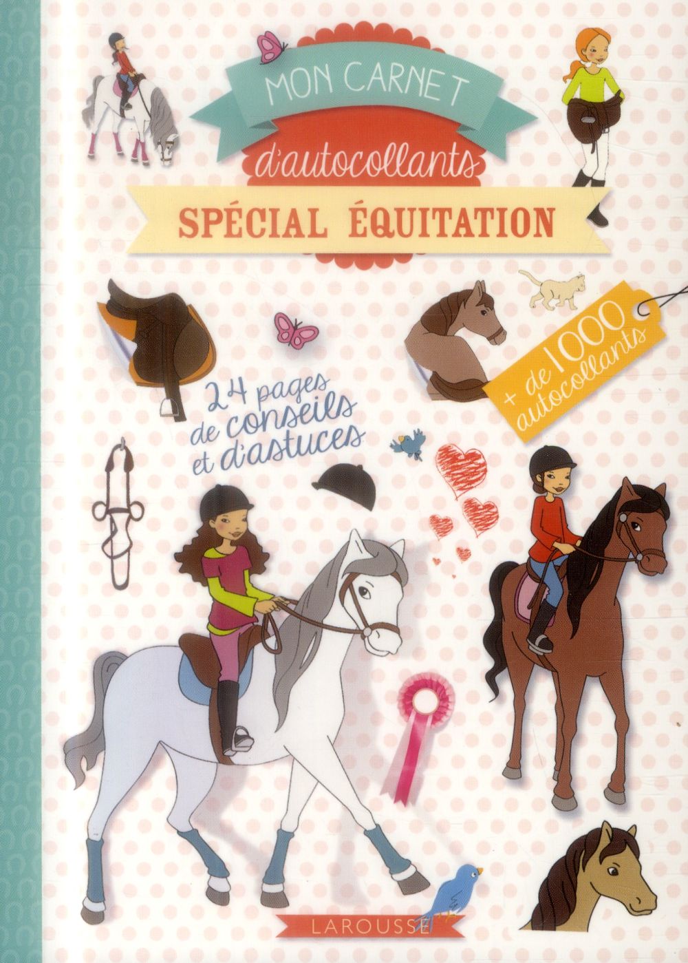 Mon carnet d'autocollants ; spécial équitation