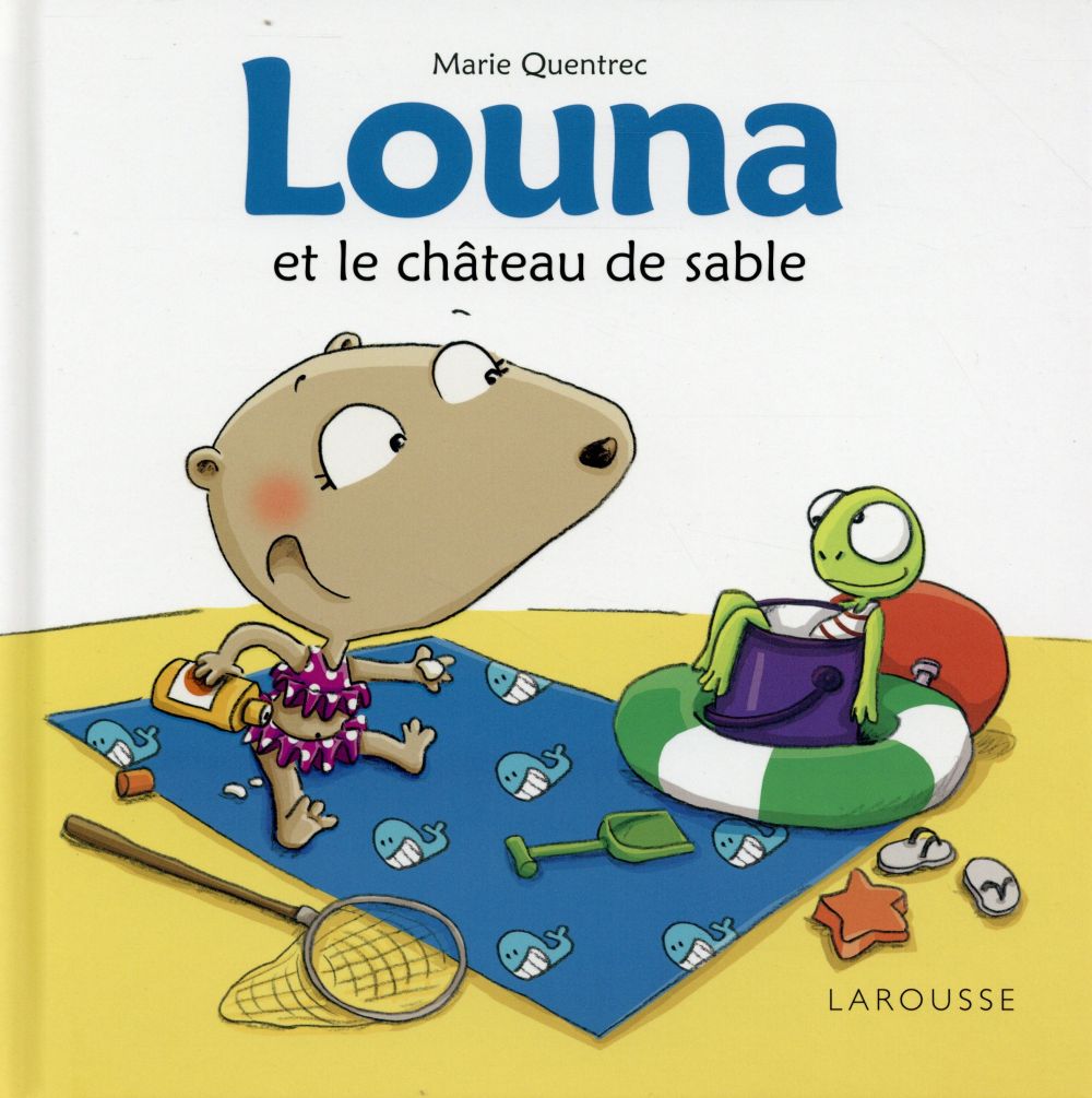 Louna et le château de sable