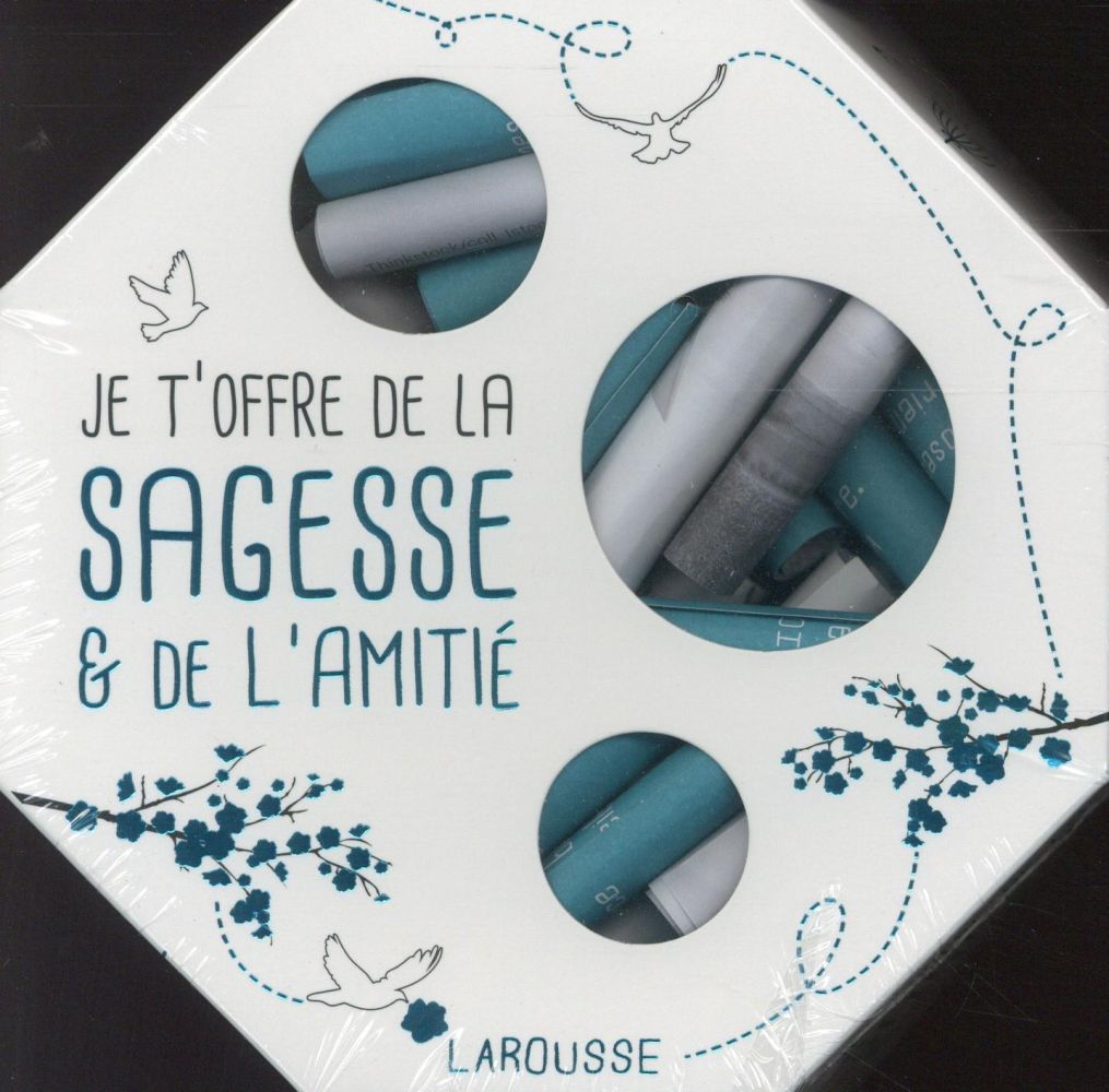 Je t'offre de la sagesse et de l'amitié