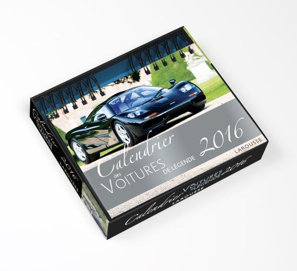 Voitures de légendes ; calendrier (édition 2016)