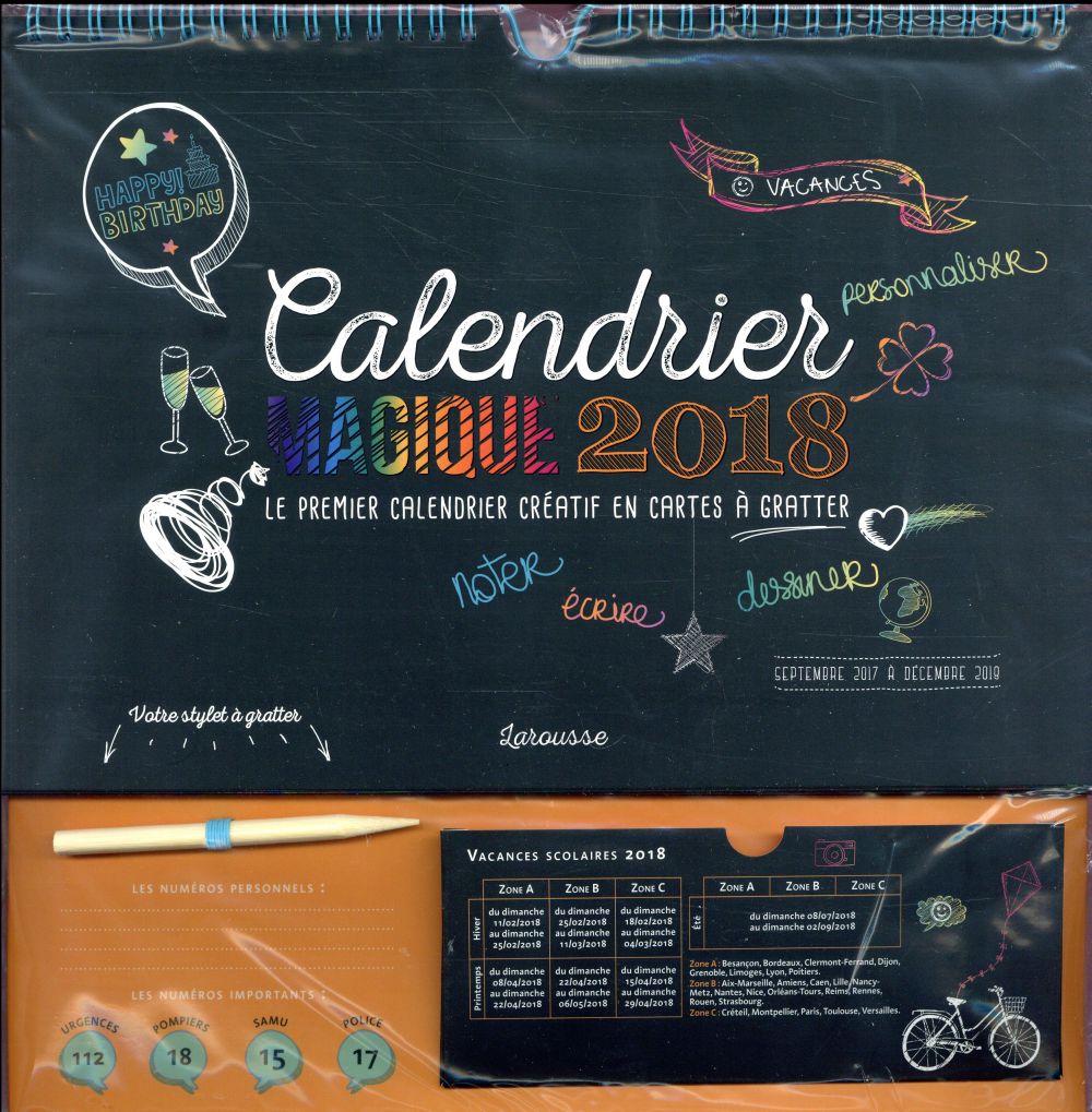 Calendrier magique (édition 2018)