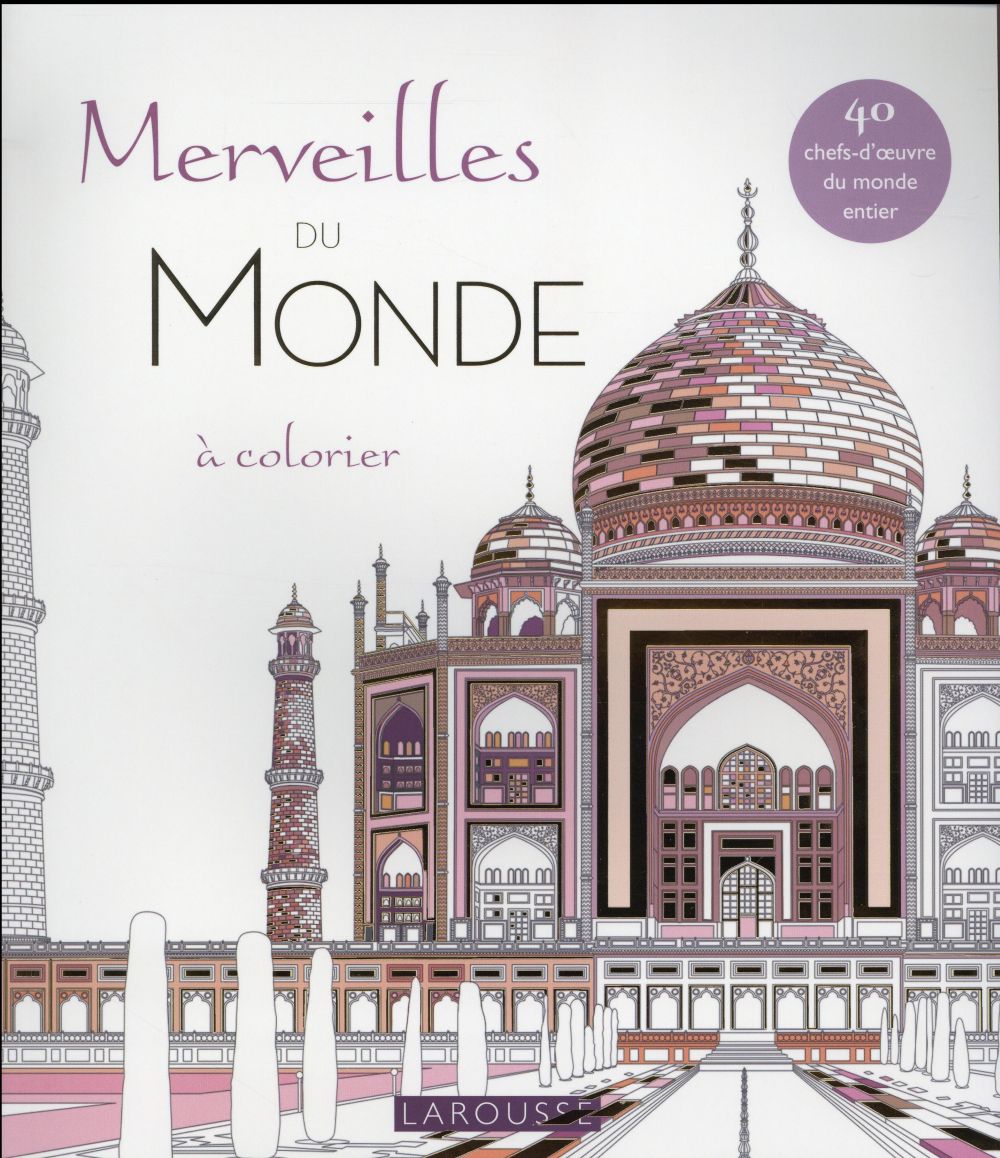Merveilles du monde à colorier