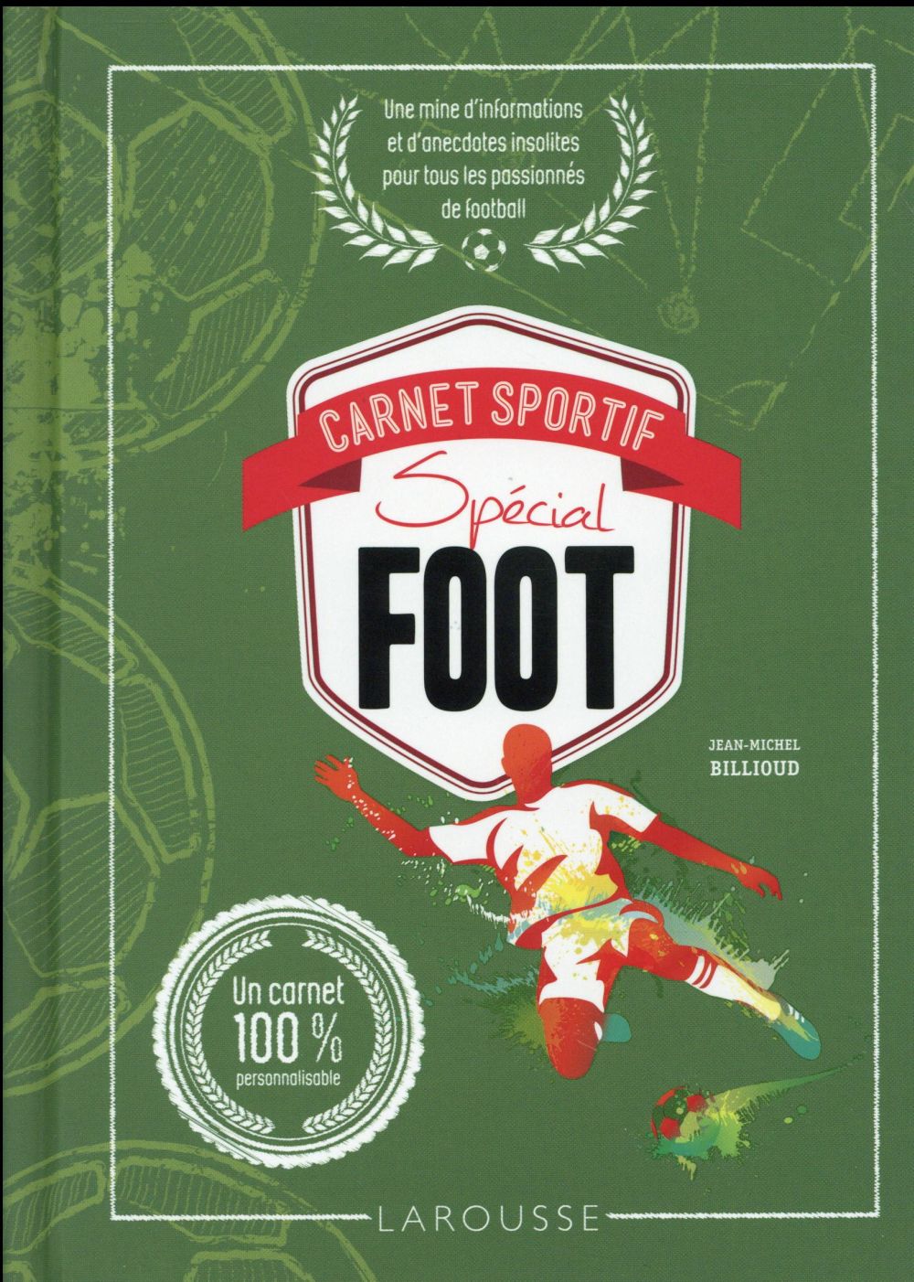 Carnet sportif spécial foot