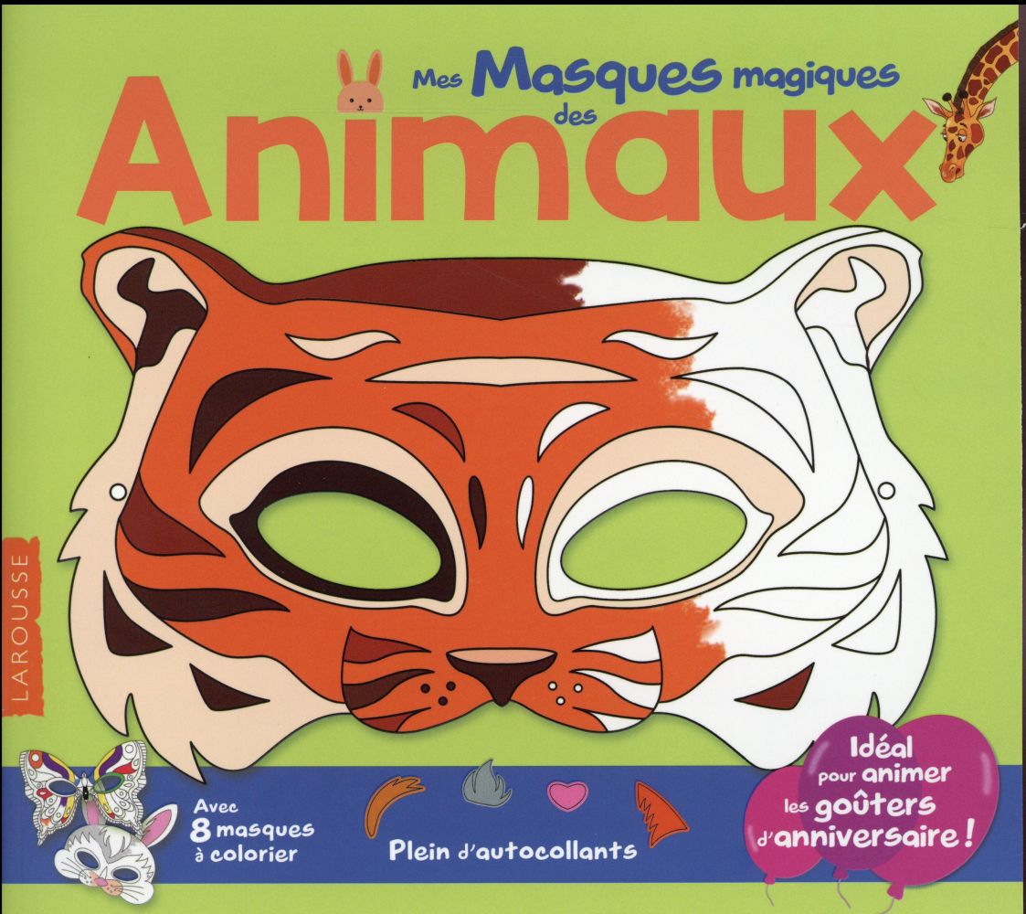 Mes masques magiques très magiques animaux